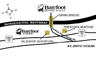 Barefoot Resort & Golf - Map